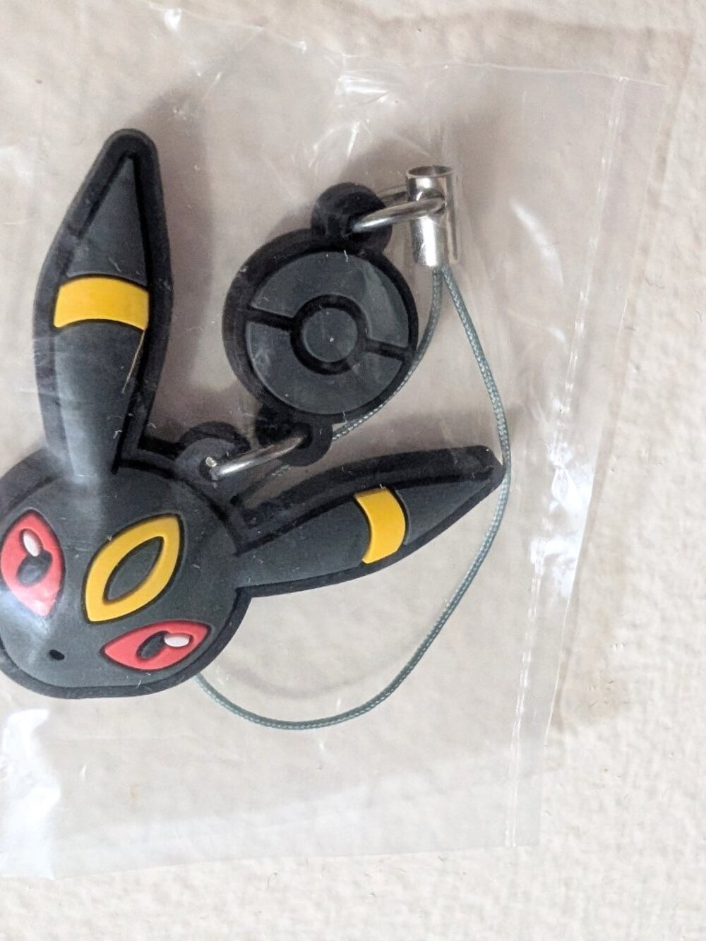 Umbreon Face Maskot Strap Keychain Gachapon 2013 Japan
